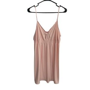 Pink satin lace slip dress L romantic soft girl Y2K evening‎ fairycore luxe glam